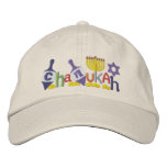 Chanukah Letters embroidered hats
