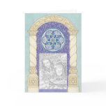 Chanukah ~ Mogen David Arch Photoframe Card
