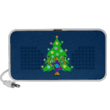 Chanukkah and Christmas Laptop Speakers