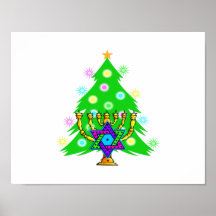 Chanukkah and Christmas Poster