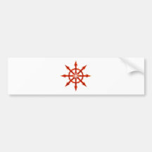 Chaos Symbol Bumper Stickers