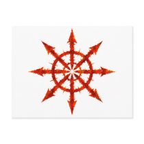 Chaos Symbol Postcard