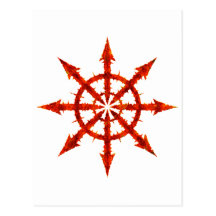 Chaos Symbol Postcard