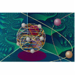 Chaotic orbits in green space dimension photo sculptures