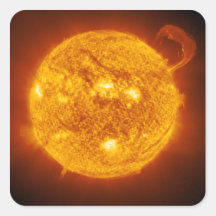 Chaotic Sun Sticker