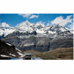 Chapel at Schwarzee and Zinal Rothorn, Switzerland photo sculptures