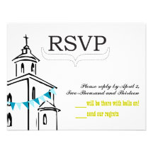 Chapel RSVP-size for RSVP Envelopes Personalised Announcement