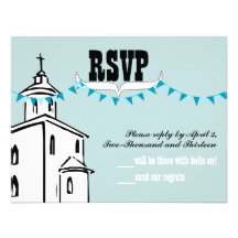 Chapel RSVP-size for RSVP Envelopes Personalized Invites