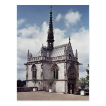 Chapelle Saint-Hubert of the Chateau Amboise Post Card