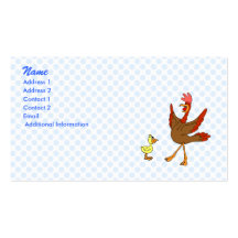 Chappy & Chippy chicken Business Card Template