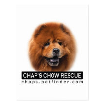 Chap's Chow Rescue Post Cards