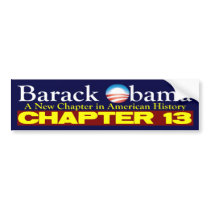 Chapter 13 bumper sticker