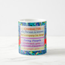 Character of a person ... coffee mug