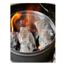 Charcoal Chimney Starter Postcards