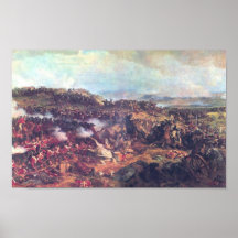 Charge of the French Curassiers Poster