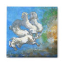 Chariot of Apollo - by Symbolist Odilon Redon magnets