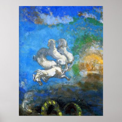 The Chariot of Apollo -- Odilon Redon
