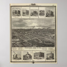 Chariton, Iowa businesses in Davenport Posters