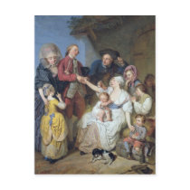 Charity, 1777 postcard