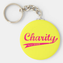 Charity Never Faileth LDS Relief Society Key Chain