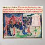 Charlemagne and his barons being enchanted