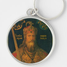 Charlemagne by Durer Keychain