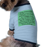 Charles Babbage quote pet clothing
