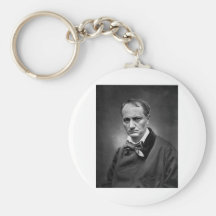 Charles Baudelaire - Vintage Photo 1878 Key Chain
