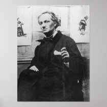 Charles Baudelaire  with Engravings, c.1863 Posters