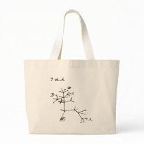 Charles Darwin - I Think (Black) Bag