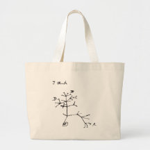 Charles Darwin - I Think (Black) Bag