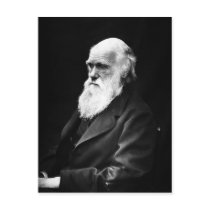 Charles Darwin postcard