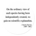 Charles Darwin Quote 3a stickers