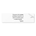 Charles Darwin Quote 5a bumper stickers