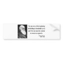 Charles Darwin Quote 5b bumper stickers