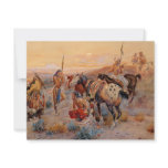 Charles M. Russell's First Wagon Tracks (1908) invitations