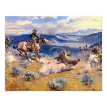 Charles M. Russell's Loops and Swift Horses (1916) Invites