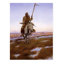 Charles Marion Russell - Cree Indian Post Cards
