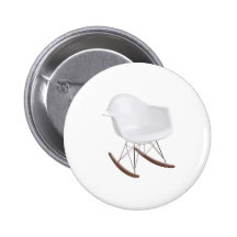 Charles & Ray Eames Shell Eiffel Rocking Chair Pinback Buttons