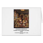 Charles Towneley In His Sculpture Gallery Zoffany Greeting Card