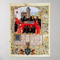 Charles VI of France's funeral Poster