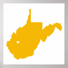 Charleston, West Virginia Love Posters
