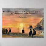 'Charlestown Sunset (Christian)' Poster