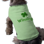 Charlie Sheen Lucky Winning Shirt pet clothing