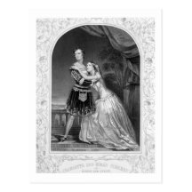 Charlotte and Susan Cushman as Romeo and Juliet, A Postcards