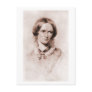 Charlotte Brontë sepia portrait by George Richmond Post Cards