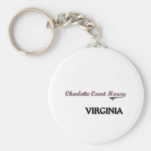 Charlotte Court House Virginia City Classic Keychains