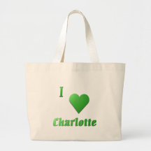 Charlotte -- Kelly Green Canvas Bags