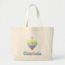 Charlotte -- Pastels Tote Bag