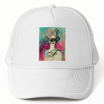 CHARM MONOGRAM HAT